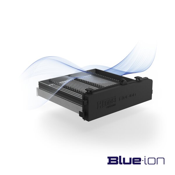 The innovative cabin air filter Blue.ion.